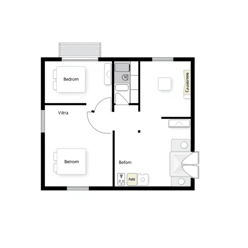 Planta Tipo C - Residencial Toscana